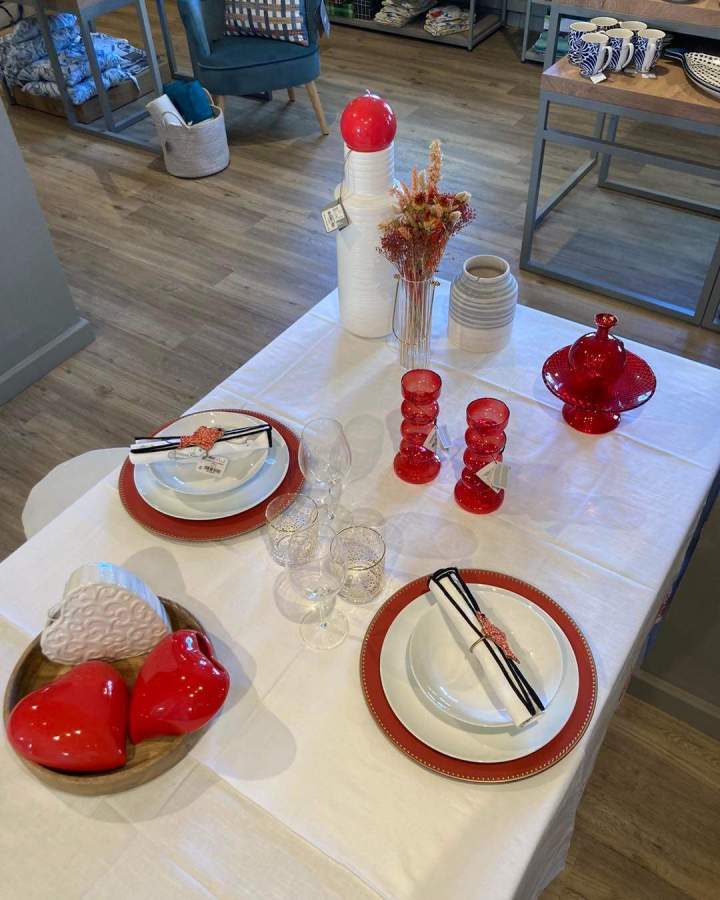 Décoration de table romantique Saint-Denis